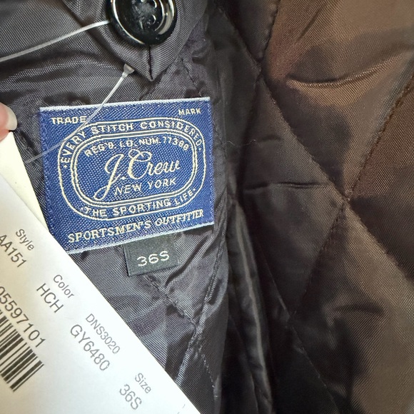 J. Crew Charcoal Trench Coat - Picture 3 of 9